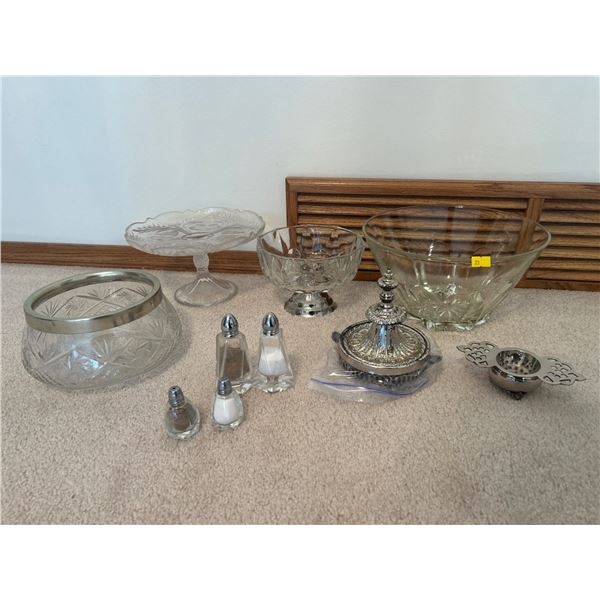 Glass Chip Bowl - Party Bowls - Pie Holder