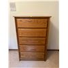 Image 1 : Oak Chest Of Drawers 32W x 17D x 48H