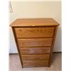 Image 2 : Oak Chest Of Drawers 32W x 17D x 48H