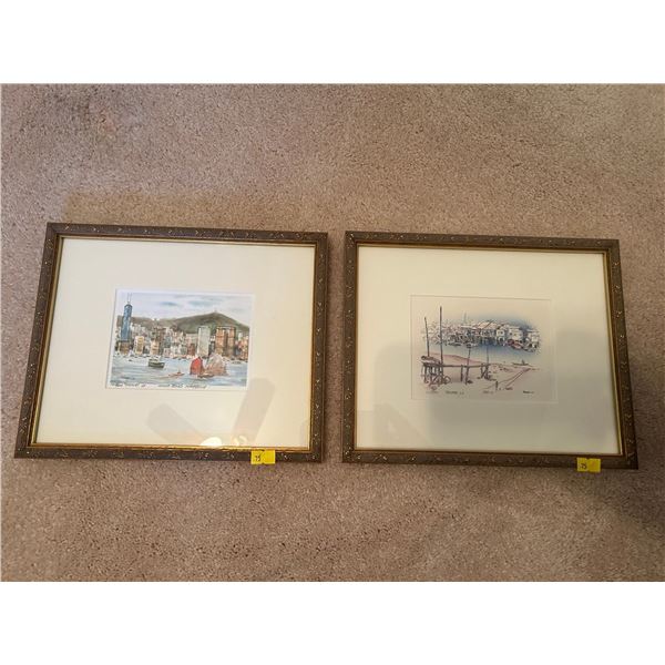 Thomas Lo Prints Watercolour Hong Kong  11 x 9