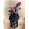 Image 1 : Left Handed Callaway Assorterd Golf Clubs with Bag and Club Covers
