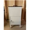 Image 1 : Metal Filing Cabinet on Wheels w/Lock and Key 14w x17d x27h