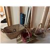Image 1 : Assortment of Baskets with Yoga mat and Beach Mats