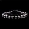 Image 3 : 3.64 ctw VS1 to VS2 CLARITY 18K White Gold Bracelet