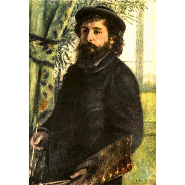 Renoir - Portrait Of The Painter Claude Monet