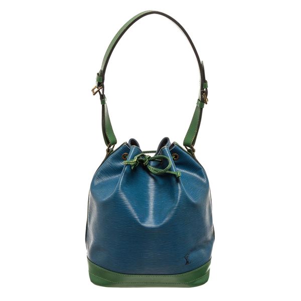 Louis Vuitton Blue & Green Epi Leather PM