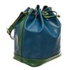 Image 3 : Louis Vuitton Blue & Green Epi Leather PM