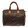 Image 1 : Louis Vuitton Brown Monogram Canvas Speedy 30 Satchel Bag