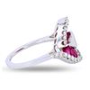 Image 3 : 0.66 ctw Diamond and 2.55 ctw Ruby 14K White Gold Ring