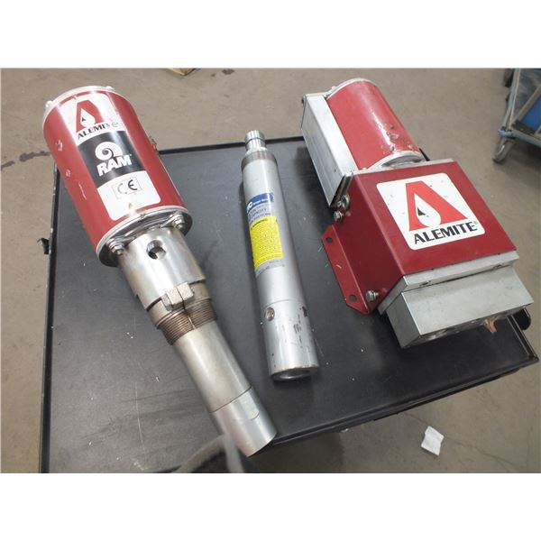 Alemite Pumps & 1 OTC 10 Ton Ram