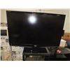 Image 2 : 52" Sharp Aquos TV w/ Glass Shelved TV Stand