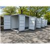 Image 2 : *H/T S* GREY 40FT 52,910 MAX CAPACITY INDUSTRIAL TRANSPORT CONTAINER, 4 SIDE SWING DOORS,