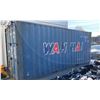 Image 2 : *H/T S* BLUE 20FT 67,200 MAX CAPACITY INDUSTRIAL TRANSPORT CONTAINER, DUAL SWING REAR DOORS