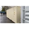 Image 2 : *H/T S* BEIGE 20FT 67,200 MAX CAPACITY INDUSTRIAL TRANSPORT CONTAINER, DUAL SWING REAR DOORS