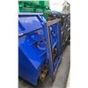 Image 2 : BLUE INDUSTRIAL FORKLIFT DUMP BIN ( APPROX. 62.5"W X 37.5"D X 43"H )