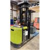 Image 2 : CLARK OSX15 3 STAGE 3000 LBS CAPACITY 600MM MAST HEIGHT 24V ELECTRIC STAND UP ORDER PICKER