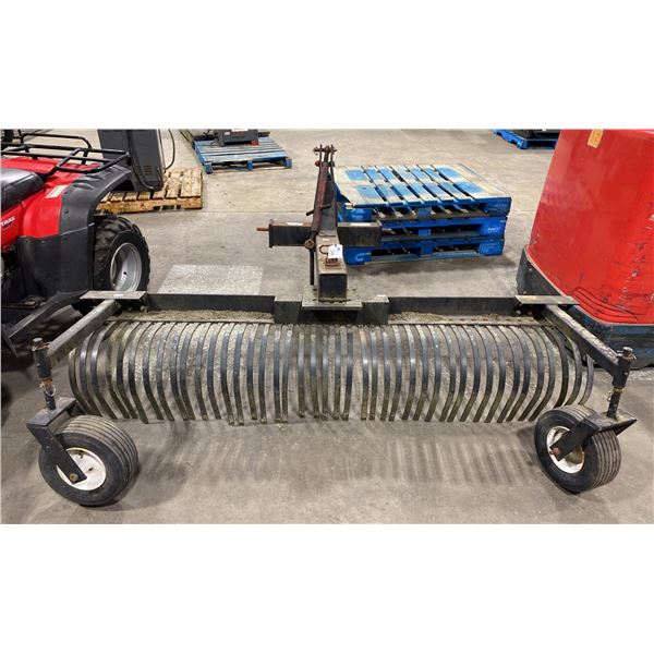 BLACK MBE-LRM6G INDUSTRIAL PULL BEHIND RAKE ATTACHMENT - Able Auctions