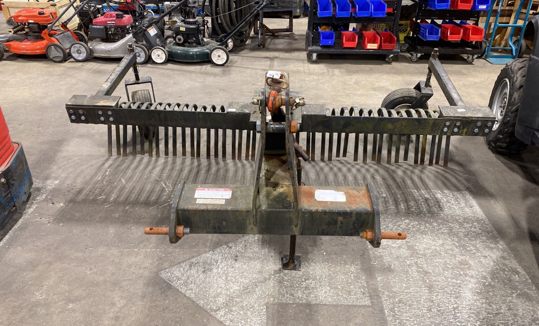 BLACK MBE-LRM6G INDUSTRIAL PULL BEHIND RAKE ATTACHMENT - Able Auctions