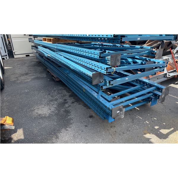 Blue Upright Racking 8 BLUE 17' 3