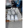 Image 1 : PALLET OF ASSORTED METAL INDUSTRIAL WHEEL CHOCKS