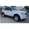 Image 2 : *TOW* *R* 2008 FORD ESCAPE HYBRID, WHITE, VIN 1FMCU59H58KD73490,