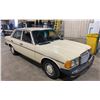 Image 1 : *R* 1980 MERCEDES, 240D, YELLOW, VIN WDB12312310171988,