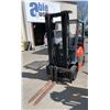 Image 2 : TOYOTA FORKLIFT, MODEL 25, ORANGE, SERIAL# 61695,