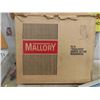 Image 2 : Vintage Mallory Batteries Metal + Glass Counter Display Case 3"x 14" x 17" - Minty 