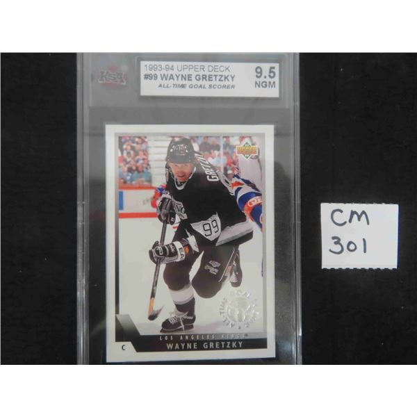 Graded Wayne Gretzky LA Kings Card