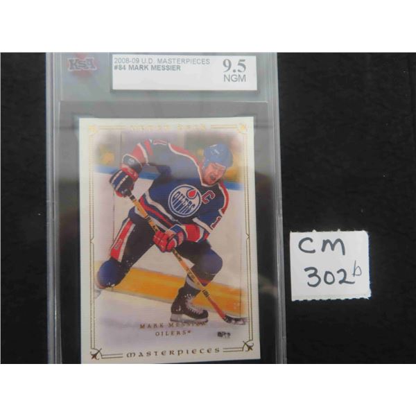 Graded Mark Messier Edmonton Oilers Card 