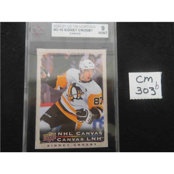 Graded Sidney Crosby Pittsburgh Penguins Card