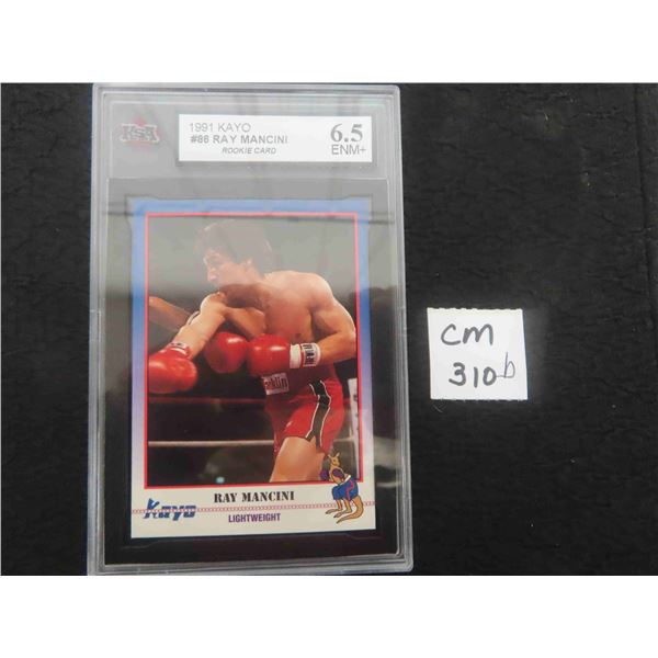 Graded Roy Mancini Boxing Rookie Card