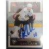 Image 4 : Autographed John LeClair Pittsburgh Penguins Card 