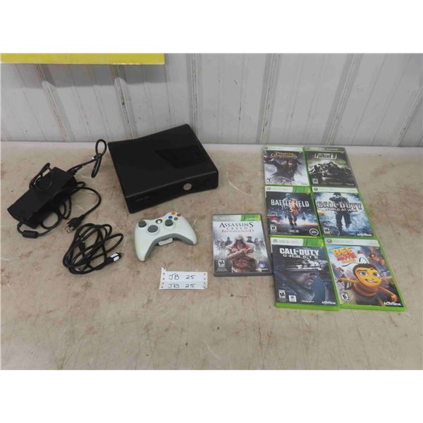 Xbox Video Game Lot Including 7 Games, Controller, Game Console