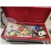 Image 9 : Craftsman 3 Drawer Tool Box  filled with ; Wrenches, Ratchet, Vice Grips, Pliers,