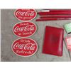 Image 3 : 1960s + Up Coca-Cola Collectibles ; Notebook, Matchbooks, Coasters, Pencils, 