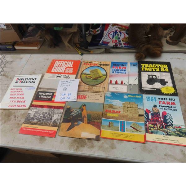 Vintage Farm Equipment Sales Catalogues - 1960s + Up 