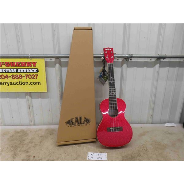 New Kala Sparkle Red Ukulele