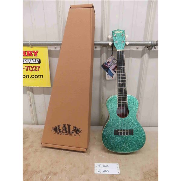 New Kala Sparkle Aqua Ukulele