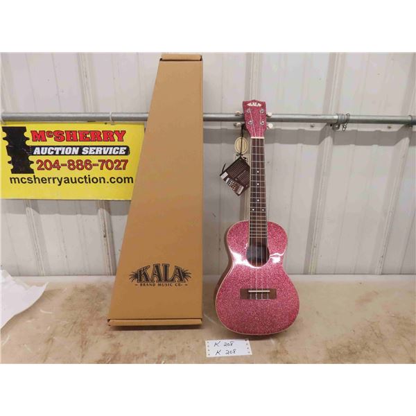 New Kala Sparkle Pink Ukulele