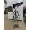 Image 1 : Metal Podium Stand 42" Tall with Electrical Hook Up + Receptacles