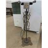 Image 4 : Metal Podium Stand 42" Tall with Electrical Hook Up + Receptacles