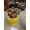 Image 4 : American Bisque Pup + Duck Cookie Jars, Vintage Pup Cookie Jar, Japan Duck 