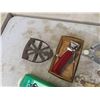 Image 5 : Old Kitchen Utensils, Black Cat Tobacco Can, Insulator, Iron Rest, Clippers, plus more