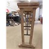Image 3 : Rustic / Farmhouse Sofa Table with Marble? Styled Insert 14" x 34.25" x 30" 