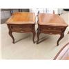Image 7 : Kroehler Coffee Table + 2 End Tables - All With Drawer ; 14.25" x 22" x 59" + 