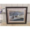 Image 1 : Ducks Unlimited Edition Signed Print Windy Water by Richard Clifton  30.5" x 36" 