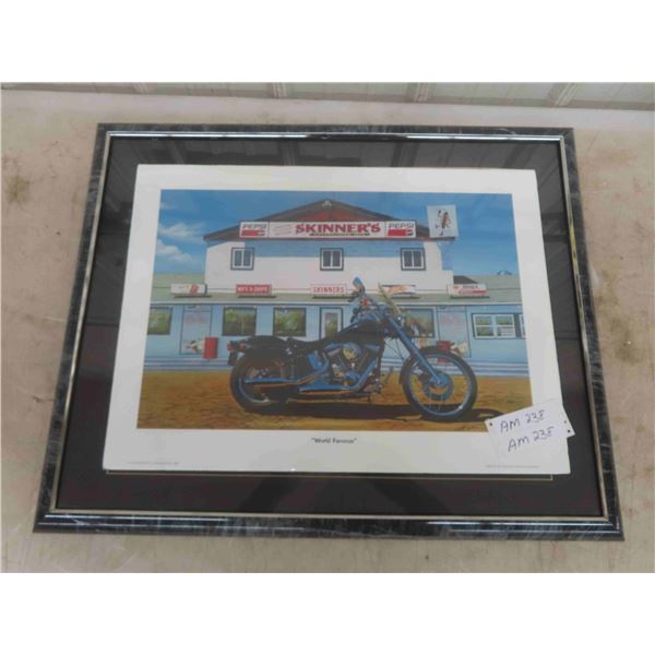 Skinners ' World Famous' 103/175 Print John F Bristow with COA, Framed 24  x 30 