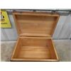 Image 5 : Duck Unlimited Wooden Treasure Box 10.5" x 12" x 17.75" with Leather Side Handles