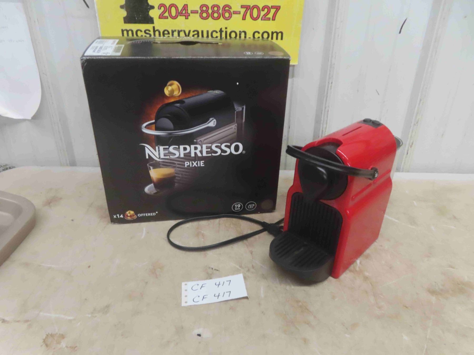 2nd hand nespresso machine